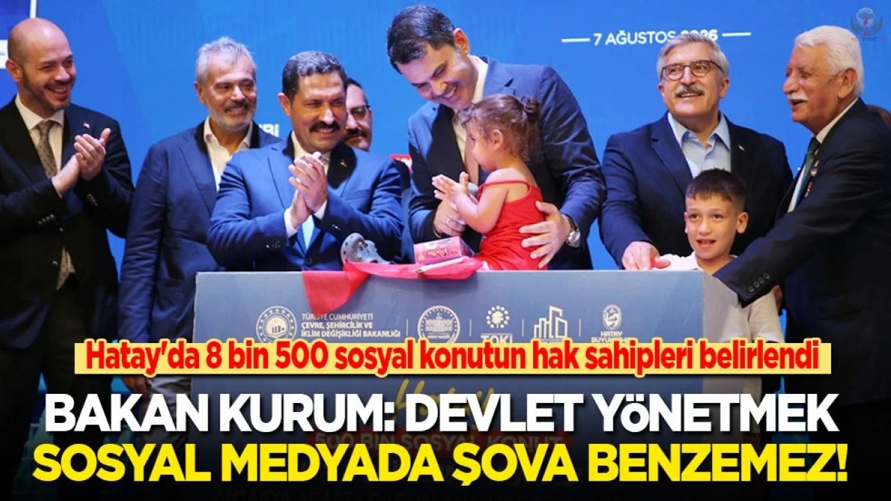 Hatayda 8 bin 500 hak sahibinin konutu belirlendi