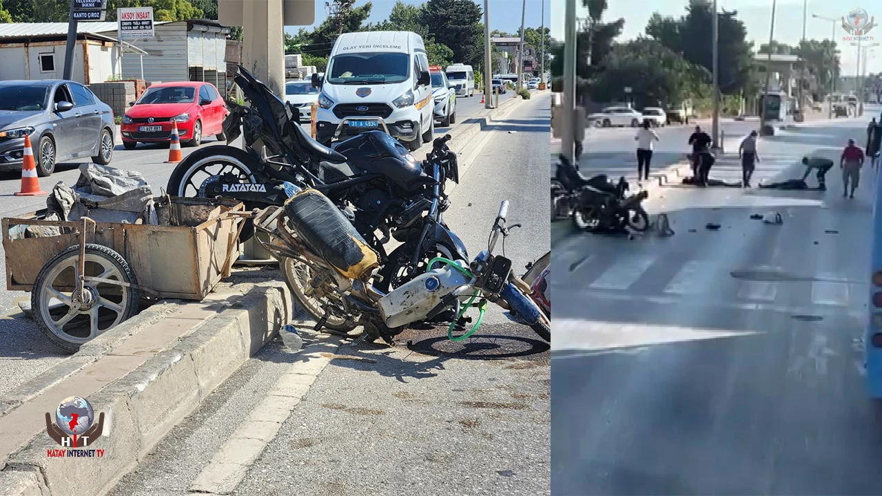 Hatay'da Motosiklet Kazası: 1 Ölü, 1 Yaralı