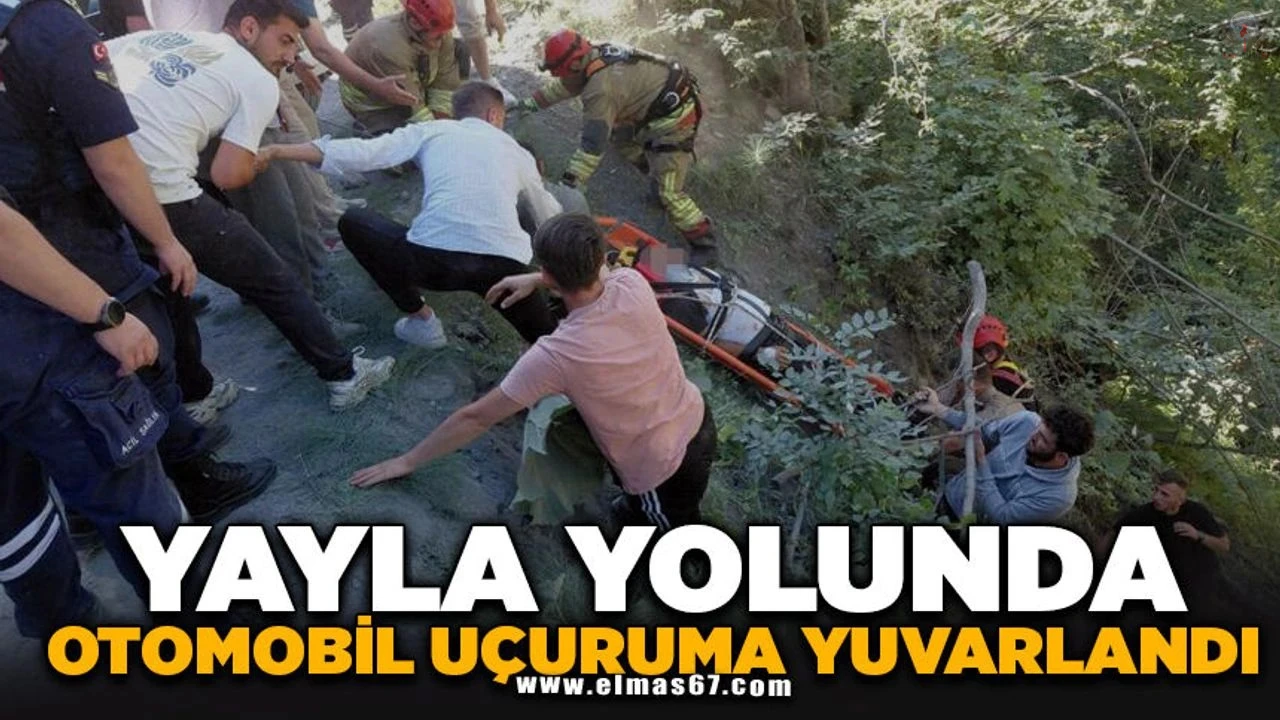 Hatay'da Uçurumdan Düşen Araçta İki Yaralı