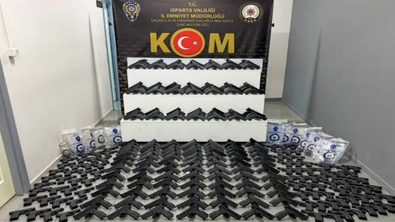 Ispartada kaçak silah operasyonu: 1 tutuklama