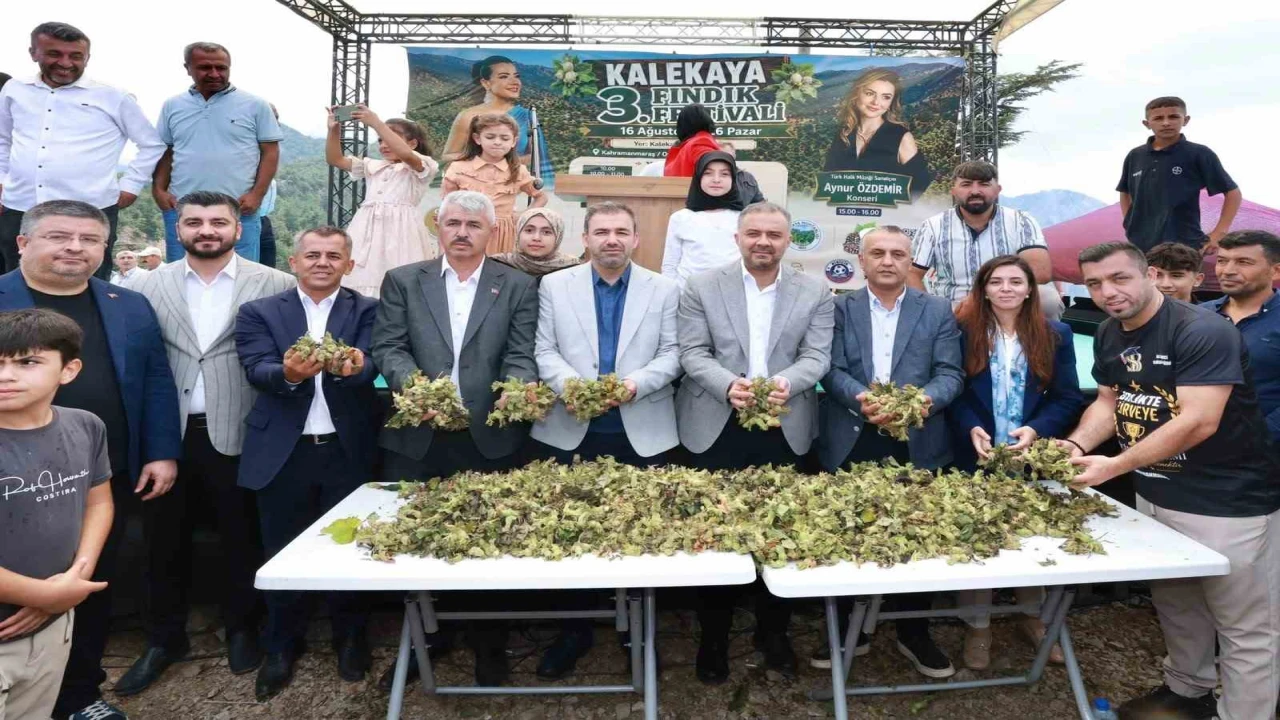 Kahramanmaraşın Karadenizi Kalekayada Fındık Festivali
