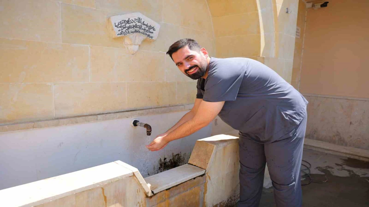 Kahramanmaraşın Uyuz Pınarı geçmişten bugüne ilgi görüyor