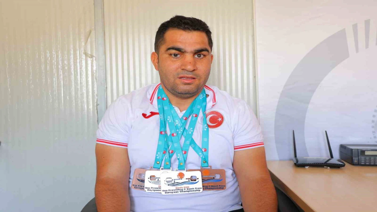 Kahramanmaraşlı görme engelli sporcu Avrupa Şampiyonasından 4 madalyayla döndü