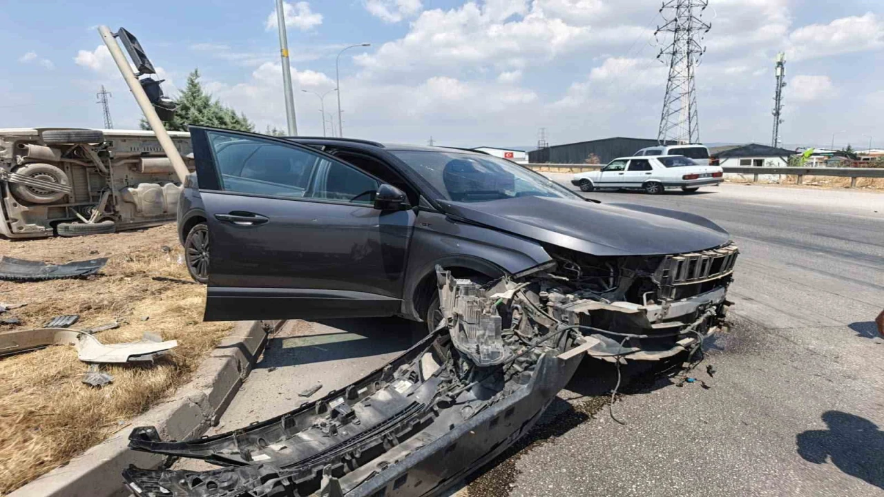 Kahramanmaraşta trafik kazası: 3 yaralı