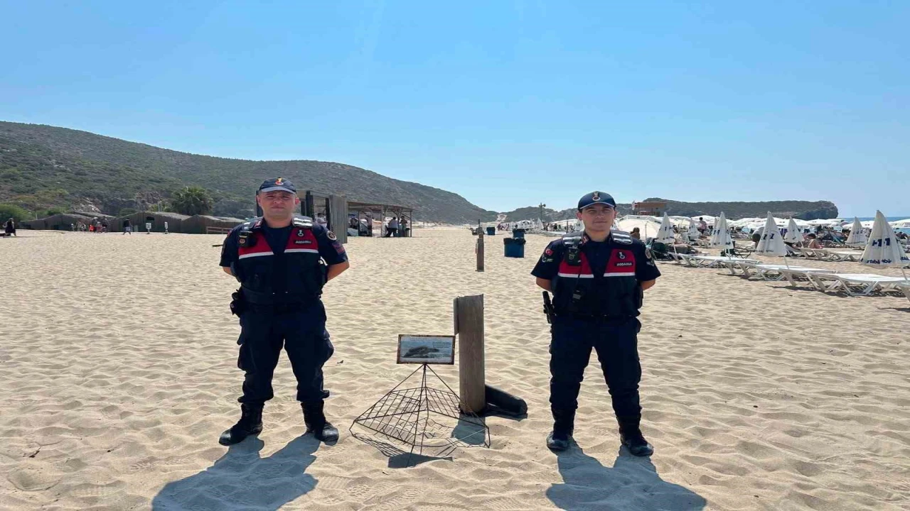 Kaşta Caretta Caretta yuvalama alanları jandarma korumasında