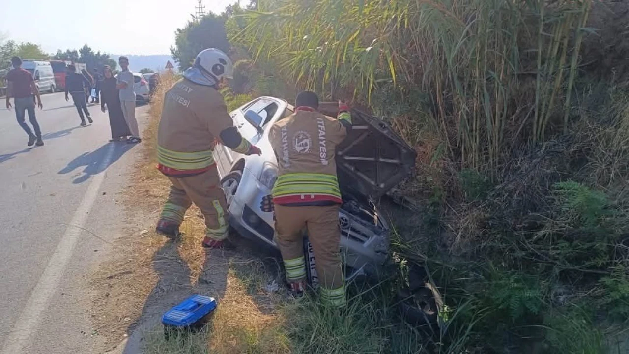 Kırıkhanda trafik kazası: 1 yaralı