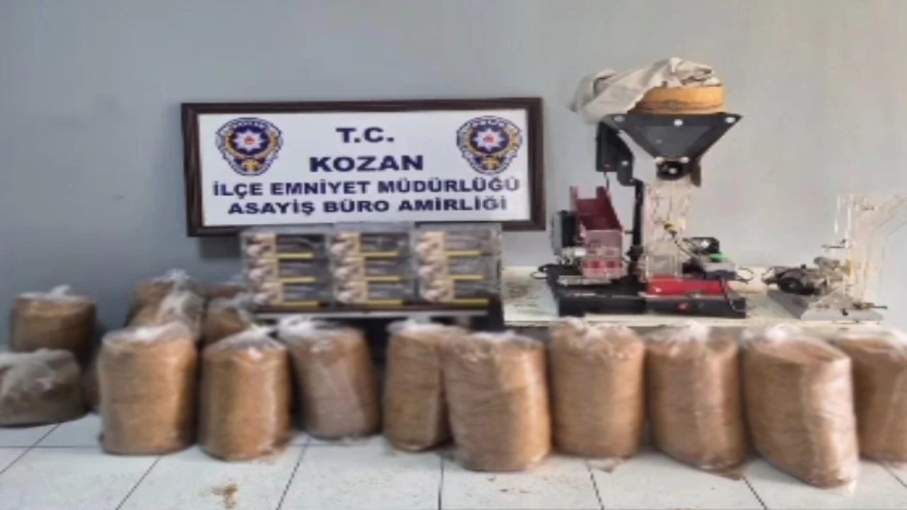 Kozanda tütün operasyonu: 1 tutuklama