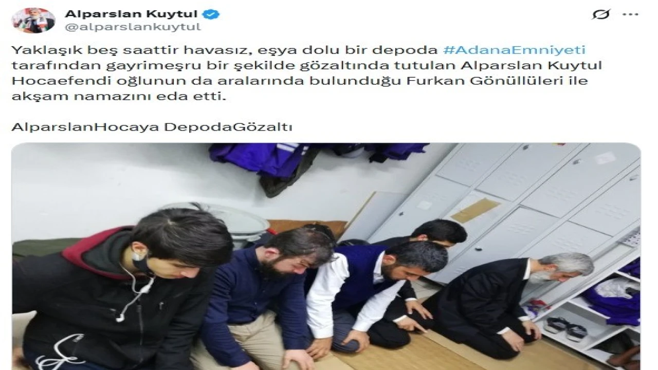 Kuytulcular üyelerinden namazda ‘selfie