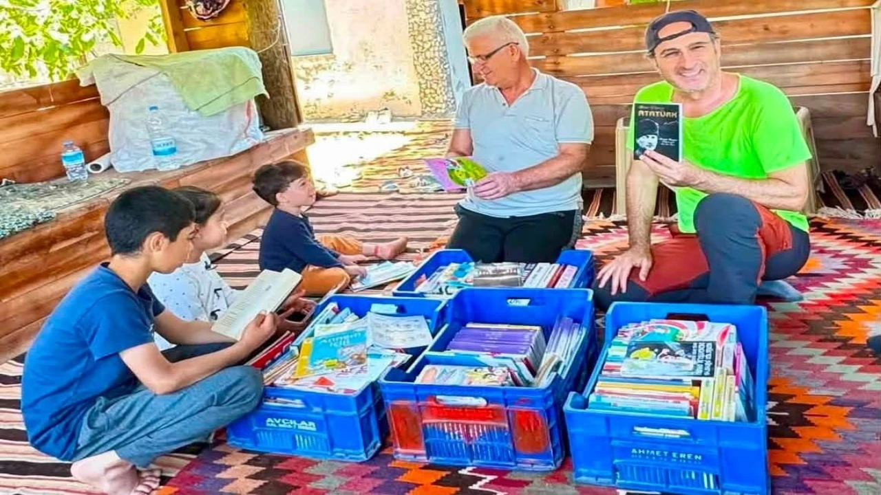 Manavgat Belediyesinden yaylalara kütüphane desteği