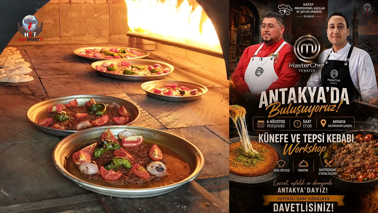 MASTERCHEF ŞEFLERİ ANTAKYA'DA LEZZET ŞOVU YAPTI