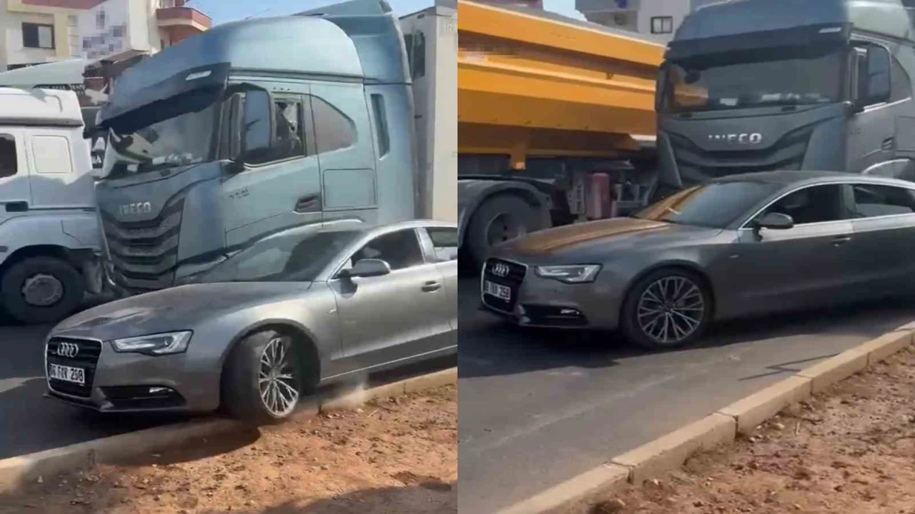 Mersinde trafikteki korku dolu tartışmaya ceza yağdı