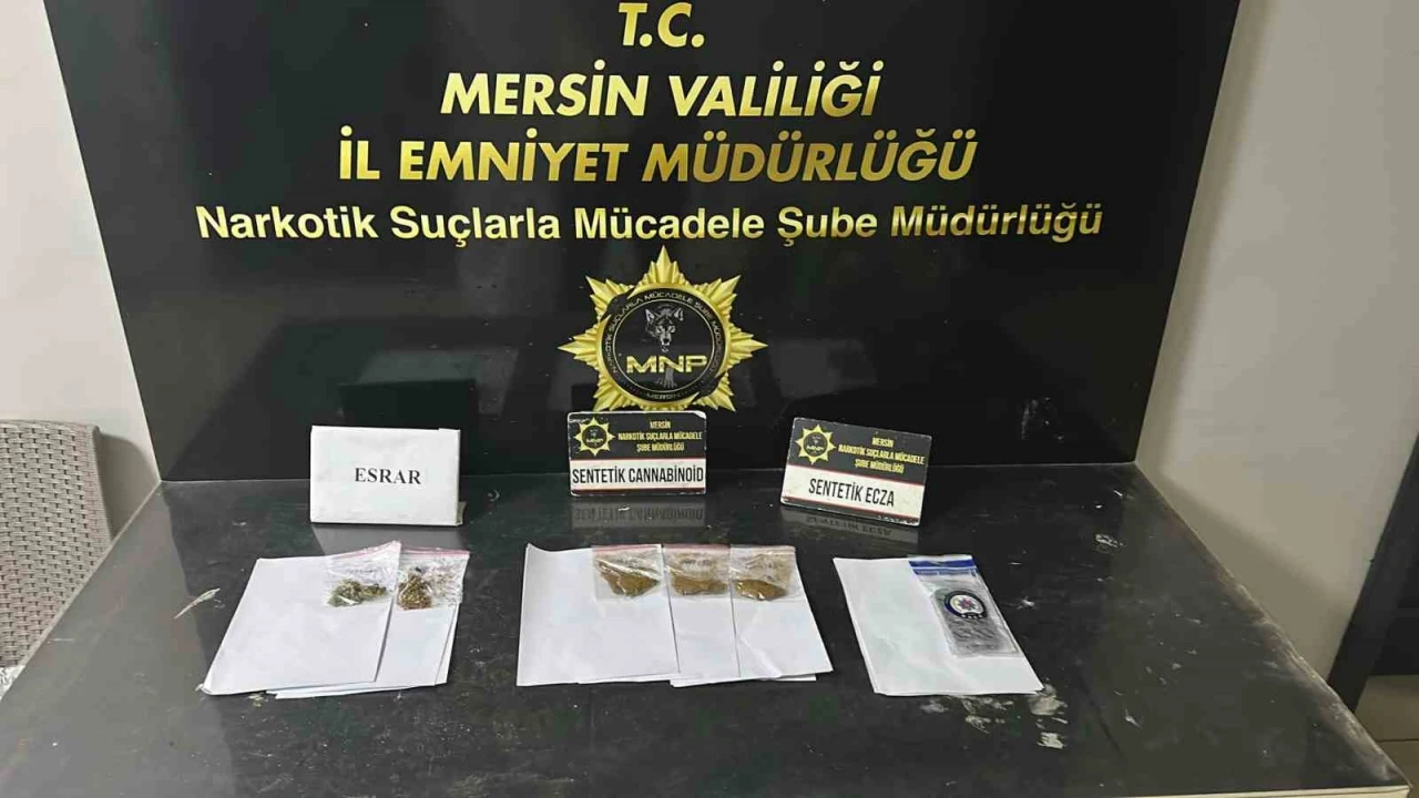 Mersinde uyuşturucu operasyonunda 3 şüpheli tutuklandı