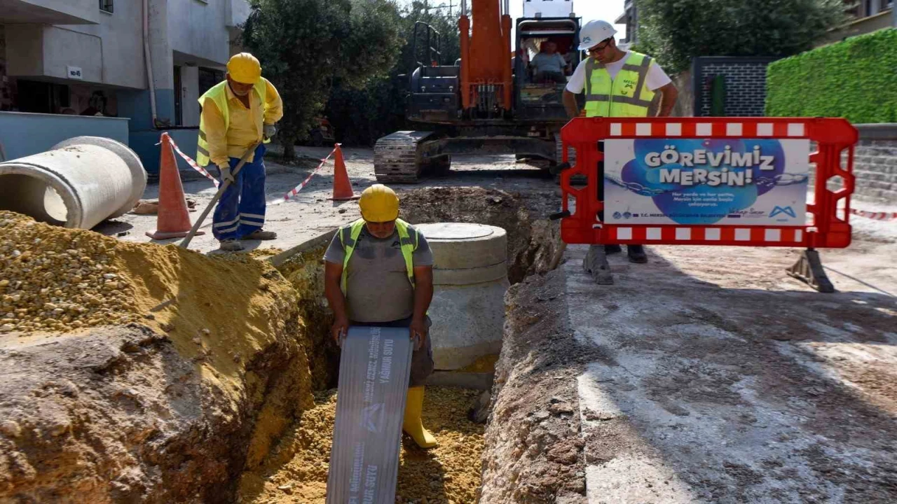 Mersinde yağmur suyu altyapısı güçleniyor