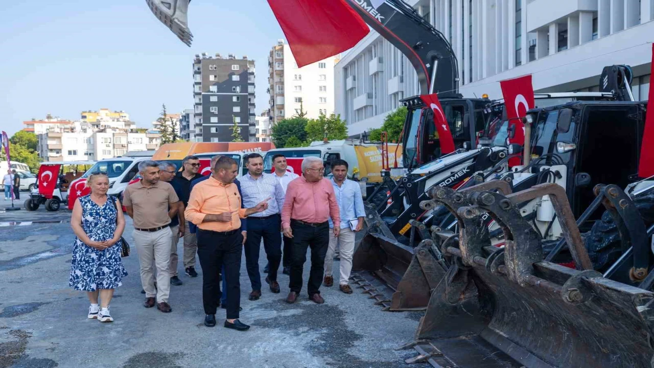 Mezitli Belediyesi araç filosunu güçlendirdi