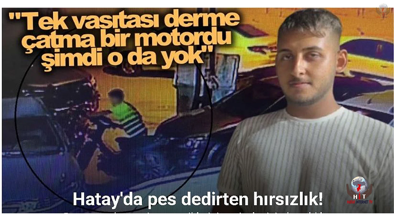 Motosikleti çalan çocuğun 14 yaşında olduğu ortaya çıktı