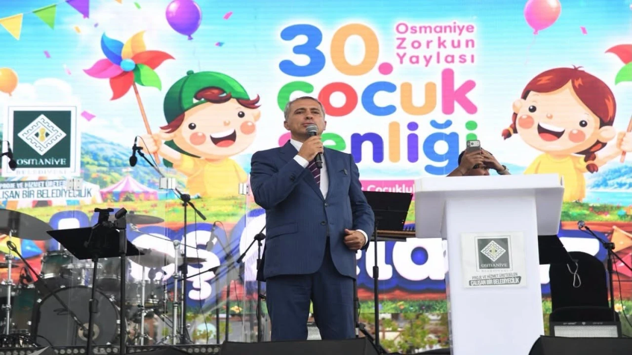 Osmaniye Zorkun Çocuk Şenliği coşkuyla sona erdi