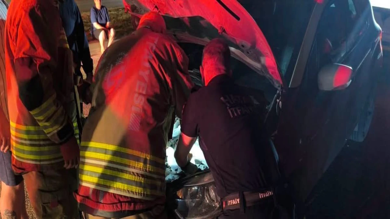 Samandağda trafik kazası: 1 yaralı