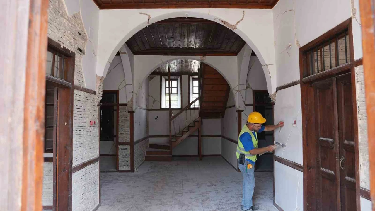 Tarihi Kocabaş Konağı restore ediliyor