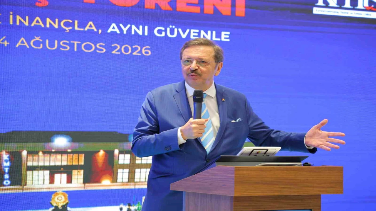 TOBB Başkanı Hisarcıklıoğlu: Kahramanmaraş, üretim gücüyle Türkiye ekonomisinin lokomotif şehirlerinden birisidir
