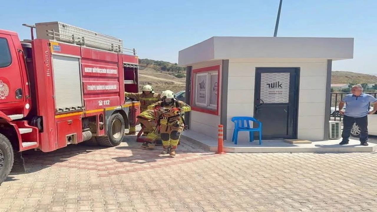 TÜİK Hatay Bölge Müdürlüğünde yangın eğitimi ve tahliye tatbikatı düzenlendi