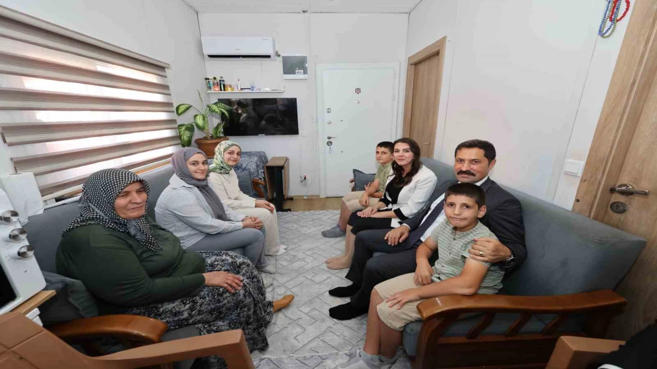 Vali Masatlı, Yüreğimizdeki Işık Projesi kapsamında Bilgin ailesiyle bir araya geldi