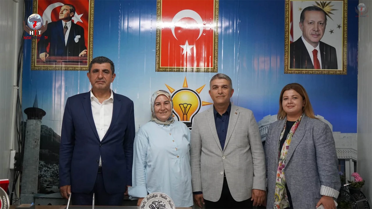 YEŞİLDAL'DAN AK TEŞKİLATA ZİYARET