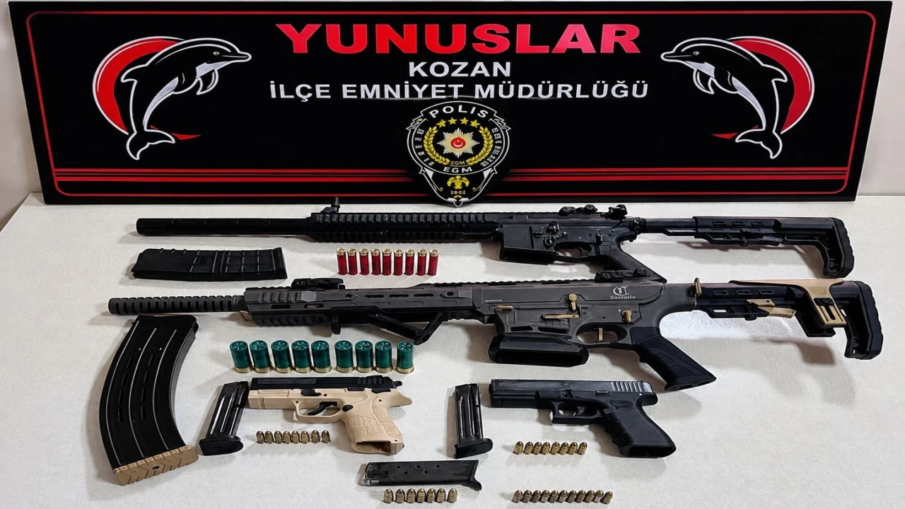Adana polisi silah ele geçirdi