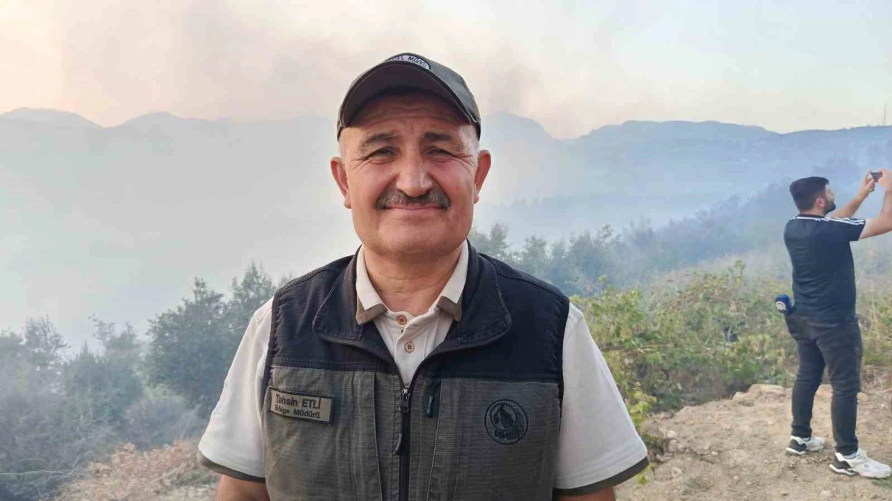 Adanada orman yangını 70 hektar büyüklüğüne ulaştı