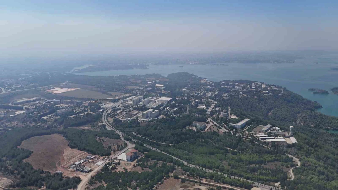 Adanadaki orman yangını uydudan bile görünüyor