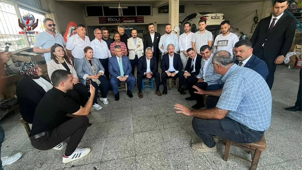 AK TEŞKİLAT DÖRTYOL’DA ESNAFI DİNLEDİ