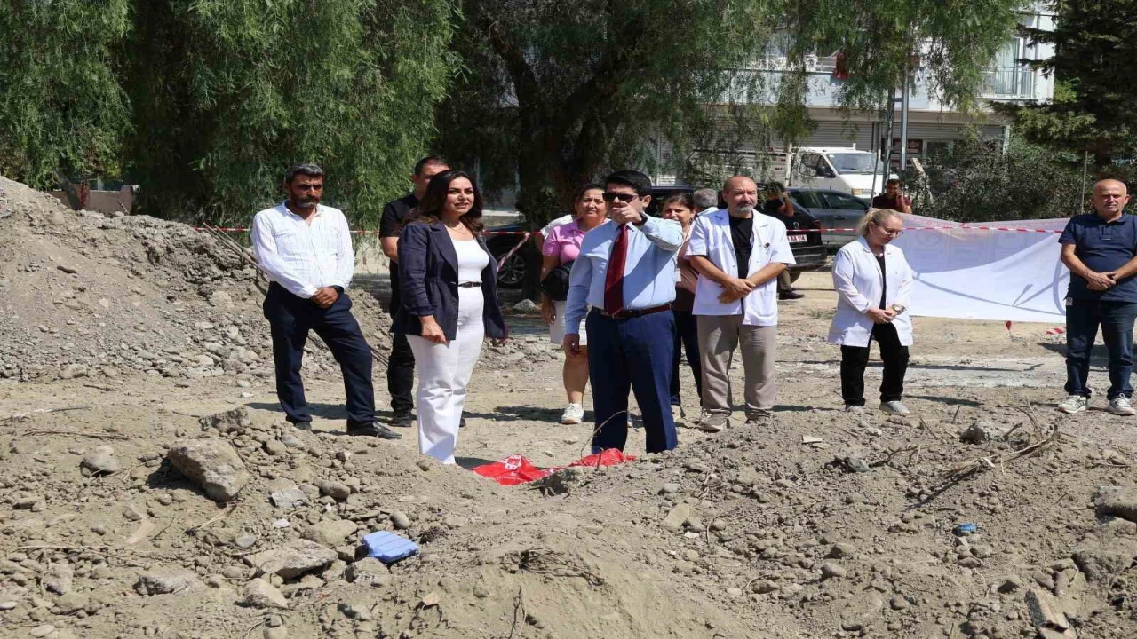 Akçalı Aile Sağlığı Merkezinin yeni hizmet binasında çalışmalar sürüyor
