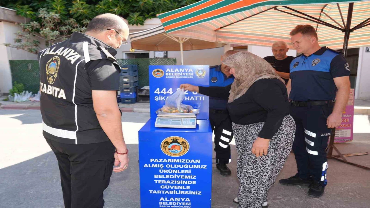 Alanyada güven terazisi uygulaması başlatıldı