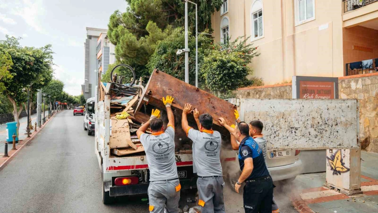 Alanyanın turizm vitrini için temizlik seferberliği