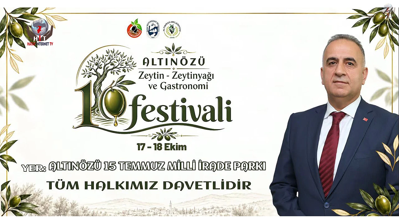 ALTINÖZÜ’NDE 10. ZEYTİN VE GASTRONOMİ COŞKUSU BAŞLIYOR