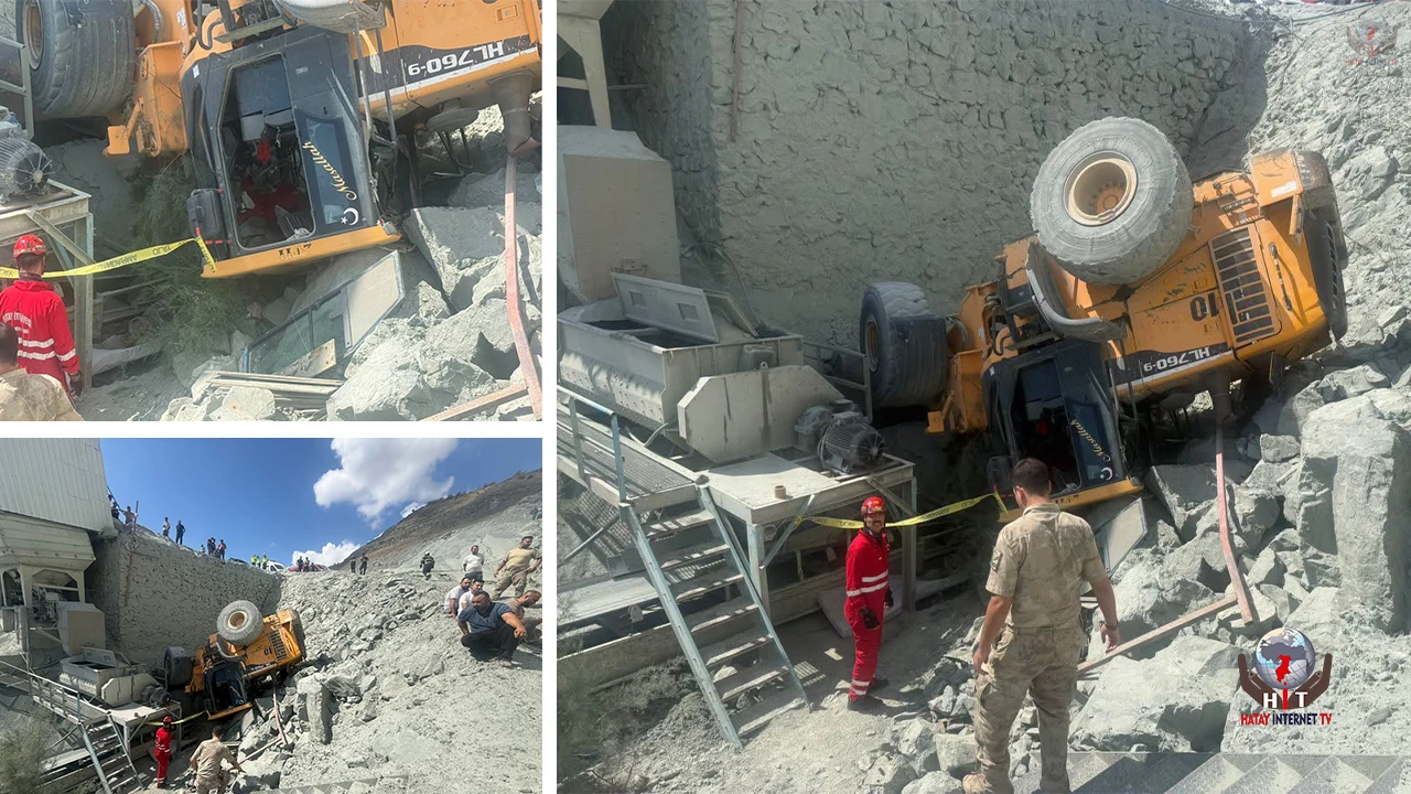 Antakya’da taş ocağında iş kazası: 1 işçi hayatını kaybetti