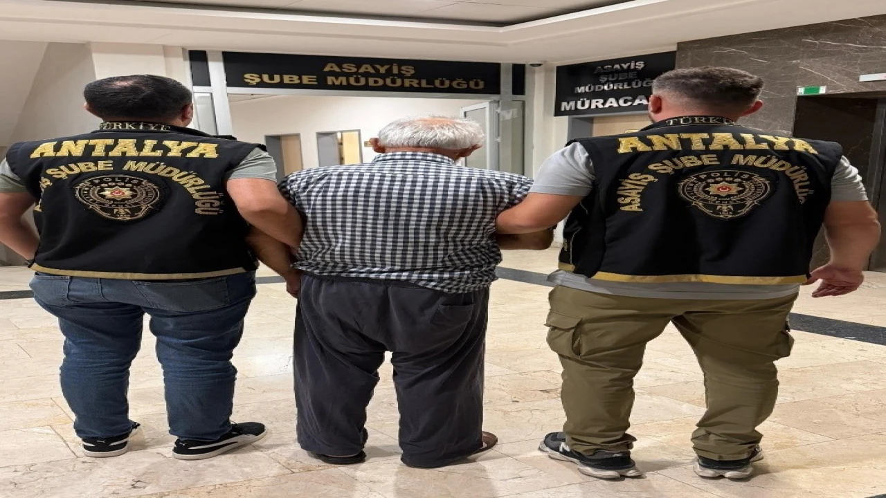 Antalyada 157 yıl kesinleşmiş hapis cezası bulunan hükümlü yakalandı