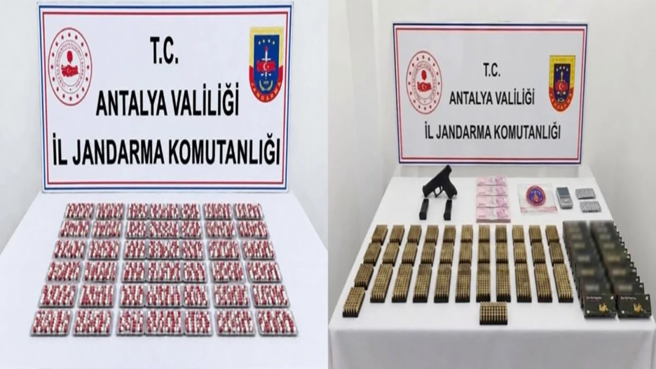 Antalyada iki ilçede uyuşturucu operasyonu