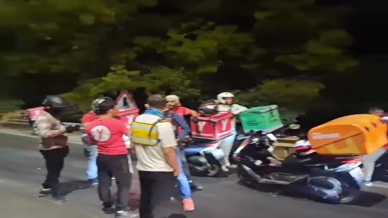 Antalyada Motokuryeler yangın bölgesine yardım taşımak için seferber oldu