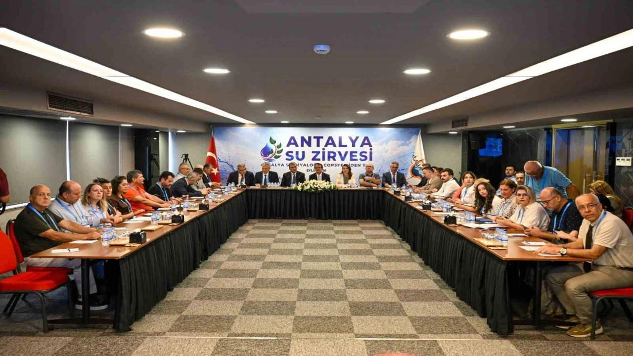 Antalyada suyun geleceği masaya yatırıldı