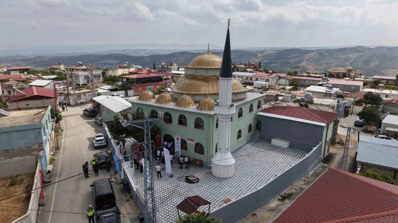 Asrın felaketinin ardından Hatayda inşa edilen 135inci cami ibadete açıldı