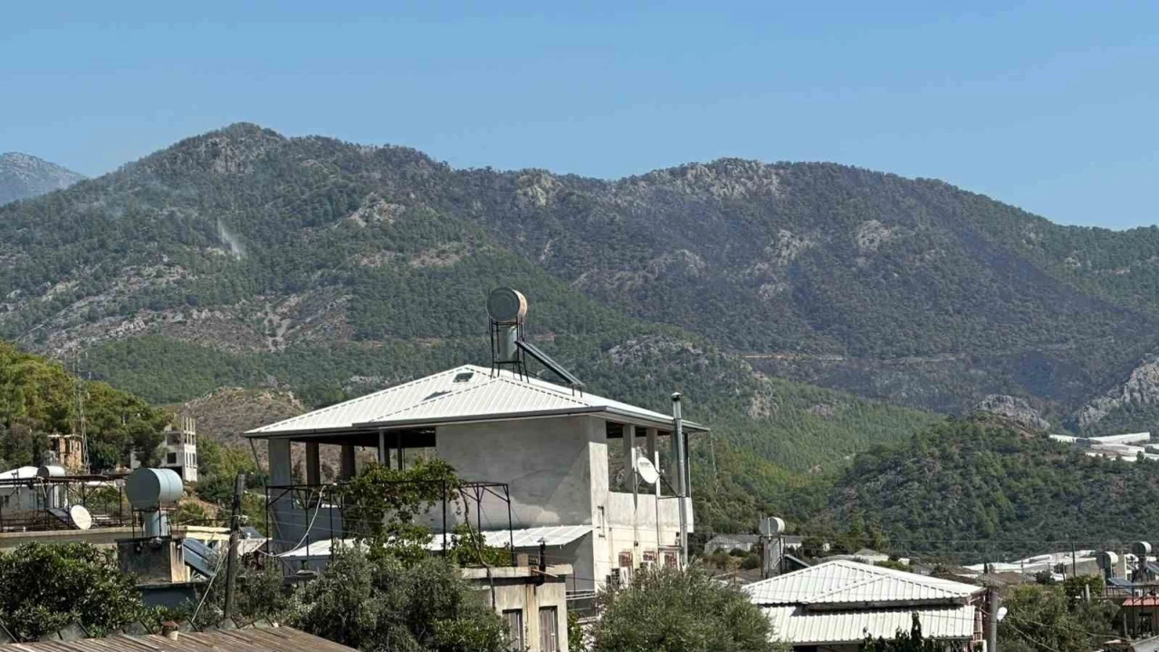 Bozyazıdaki orman yangını kontrol altına alındı