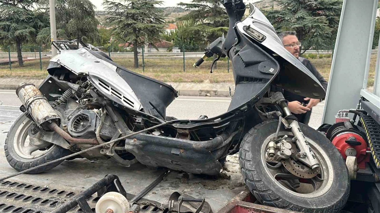 Burdurda plakasız şüpheli motosikletin şase ve motor numarası kazınmış çıktı