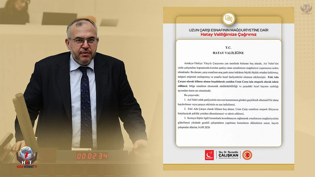 ÇALIŞKAN’DAN UZUN ÇARŞIYA OTOPARK ÇAĞRISI