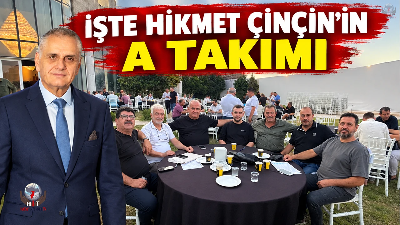 ÇİNÇİN’İN A TAKIMI BİR ARAYA GELDİ