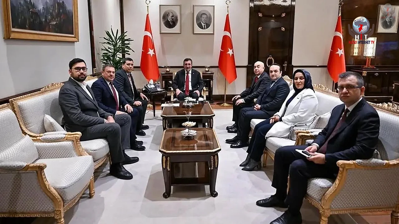 HASİAD HEYETİ YILMAZ’LA HATAY SANAYİSİNİ KONUŞTU