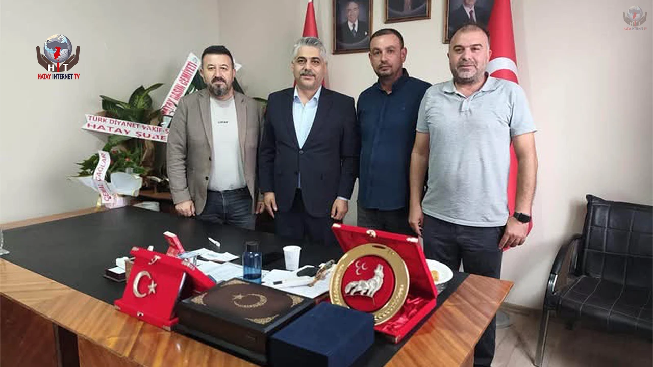 HBC YÖNETİMİNDEN MHP İL BAŞKANI TAŞÇI’YA ZİYARET