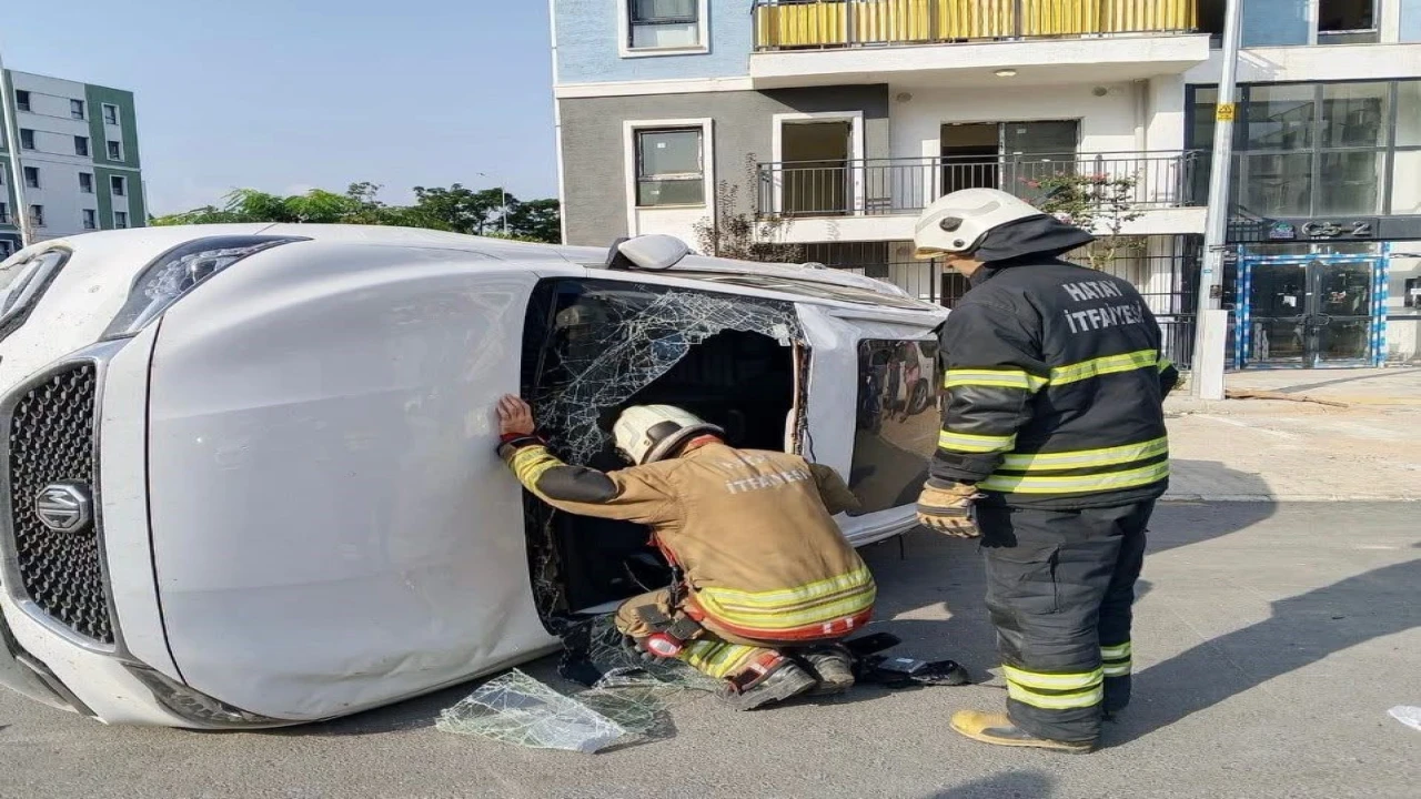 İskenderunda trafik kazası: 2 yaralı