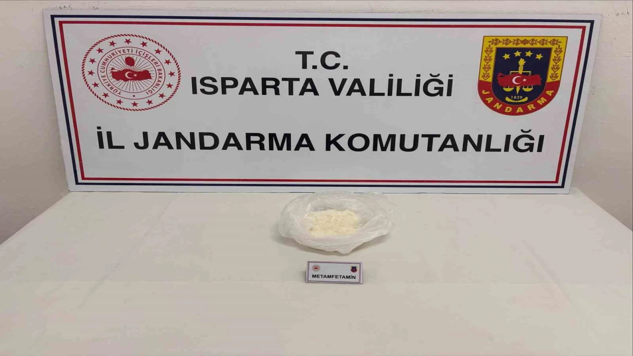 Ispartada 300 gram metamfetamin ele geçirildi
