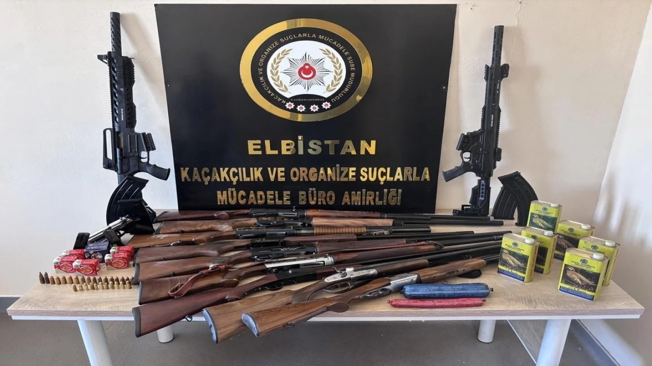 Kahramanmaraşta uyuşturucu ve silah operasyonlarında 4 şüpheli tutuklandı