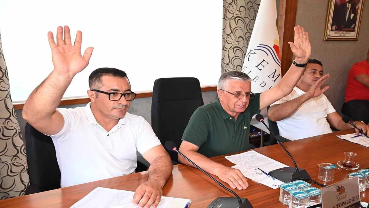 Kemer Belediyesi Eylül Ayı Meclis Toplantısı yapıldı
